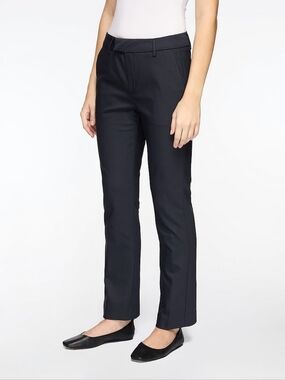 MOS MOSH Navy Slim Fit Pants Stretch Work Trousers Women Size EU 38